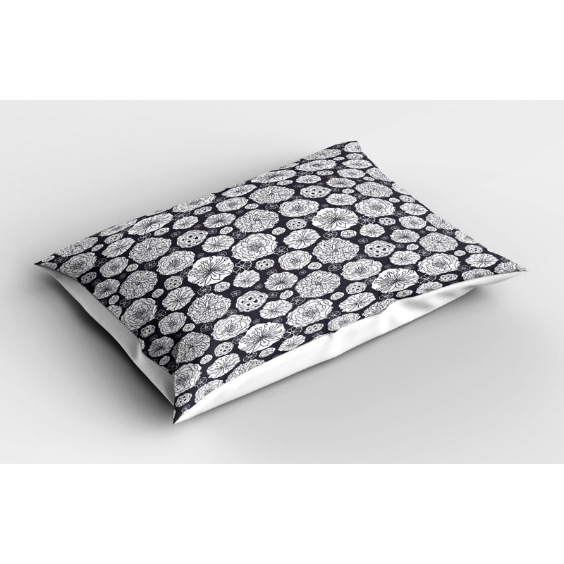 Garden Polyester Floral Sham Set, Twin