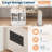 73" Kitchen Island with Extendable Table for 2-6, Rolling Kitchen Cart with Storage Cabinets, Drawers and Power Outlet, Mobile Kitchen Island Cabinet