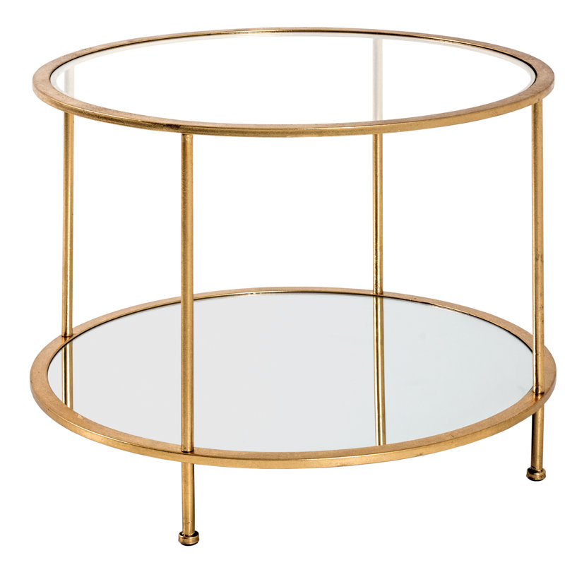 Loftus Glass Top End Table