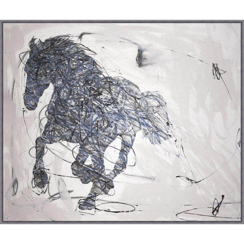 Dark Horse 1 Print, 21.25" H x 25.25" W