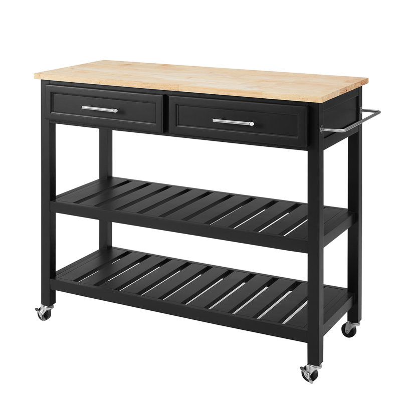 Murin Kitchen Cart, Black