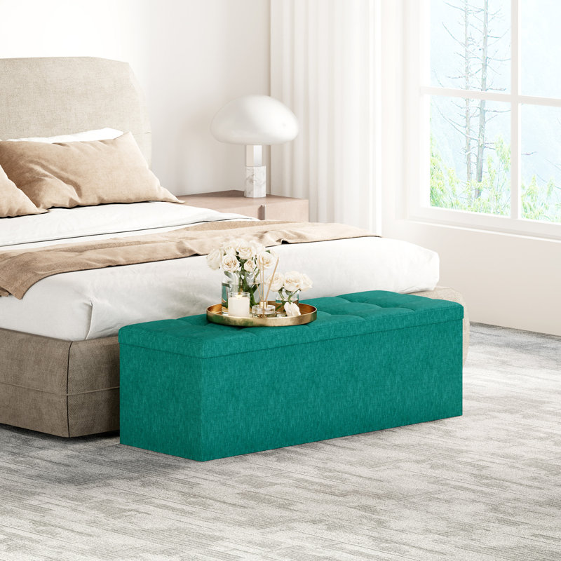 110cm Wide Standard Ottoman, green