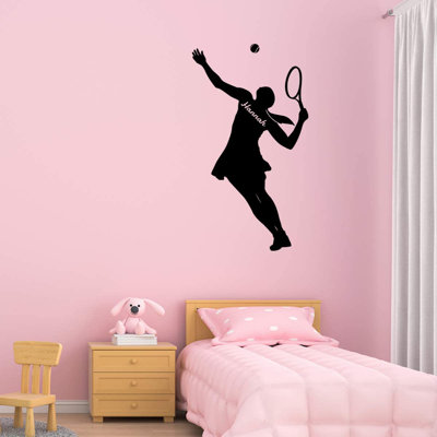 Adhésif mural tennis sur mesure