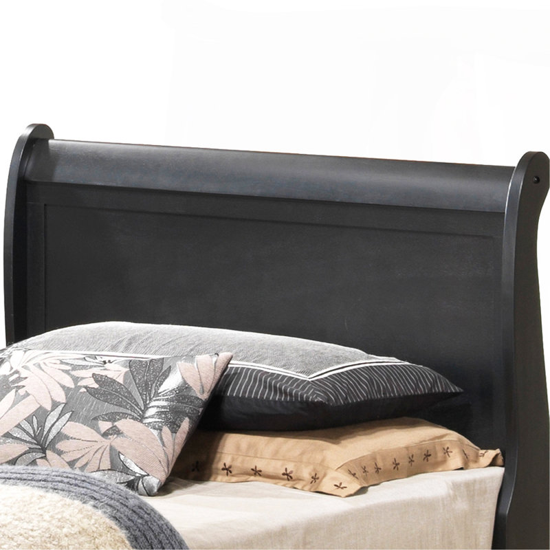 Classic Black Twin Bed With Timeless Elegance