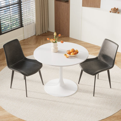 Small Round Pedestal Dining Set