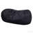 6.5 Foot Suede Cylindrical Bean Bag, Black-1925564792