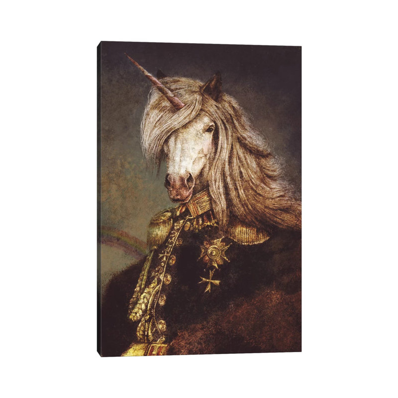 «The Count Of Wonderland II» par Mike Koubou, impression sur toile tendue, H 18 po x l 12 po x 1,5 po