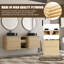 Ensemble de meuble-lavabo double 60 po avec plateau en pierre reconstituée Eaton-709929889-710271484
