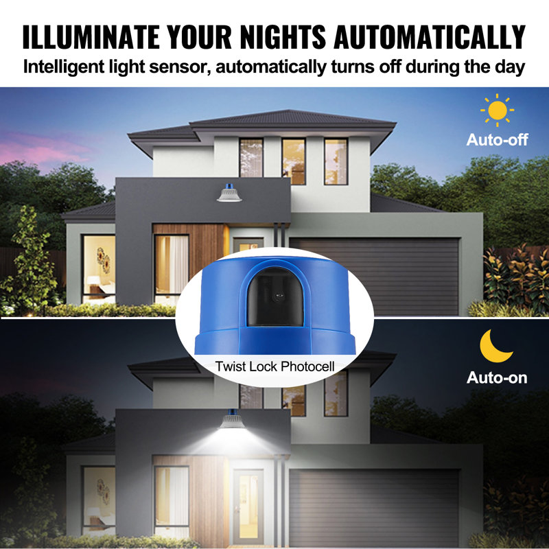 50W Silver LED Barn Light with Dusk to Dawn Sensor
