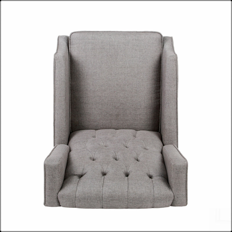 Fauteuil inclinable, Similicuir gris