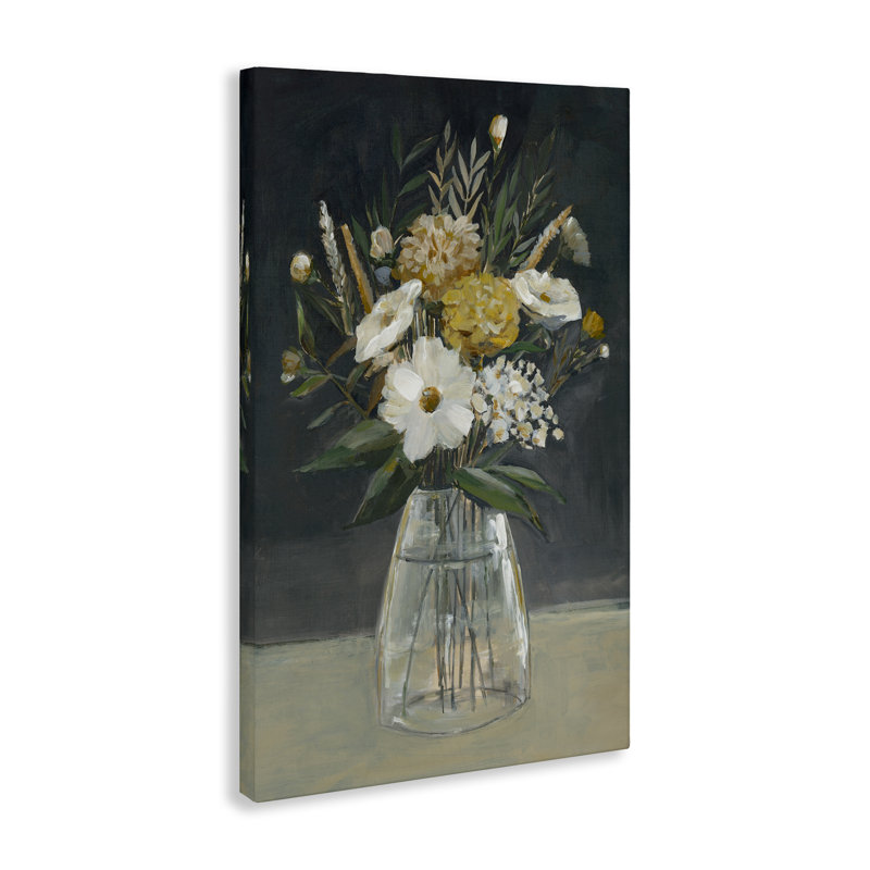  Art mural sur toile Earthy Blooms Still Life par Hannah Dawson, H 36 po x l 24 po