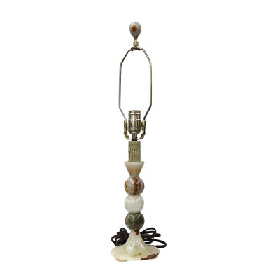 Lampe de table 22,25 po en onyx «Star Cluster», Chartreuse