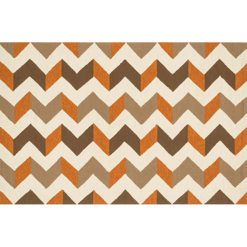 Palm Springs Chevron Indoor Rug, Rectangle 9'3" x 13'
