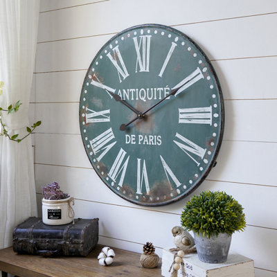Nermal Steel and Iron Wall Clock