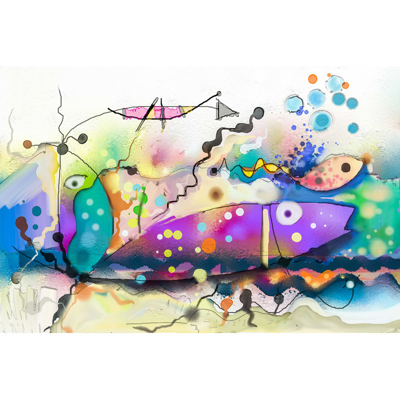 Peinture sur toile tendue, H 8 po x l 12 po