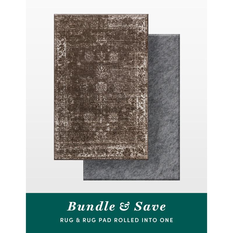 Ensemble de tapis Casino Gourley, Rectangle 7 pi 1 po x 10 pi
