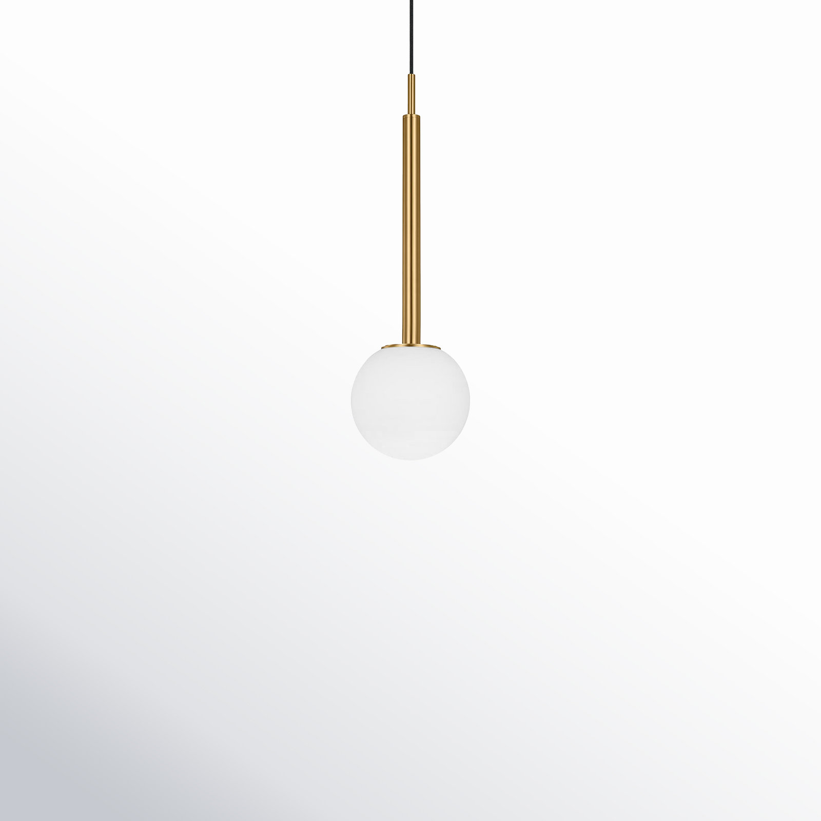 Gainsborough 1 - Light Sphere Globe Pendant, Burnished Brass