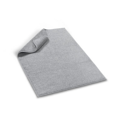 Luxueux tapis de bain 100% coton, gris, 23,6 po x 39,4 po | Matériau absorbant 1200 g / m² | Doux et durable, facile d'entretien: lavable à la machine, séchage par culbutage à basse température | Parfait pour les salles de bain, le spa et la décoration intérieure