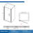 36 to 37-1/4 in. W x 72 in. H Pivot Frameless Shower Door with Clear Tempered Glass