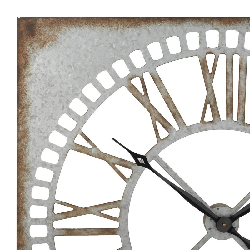 Horloge murale grise Herard