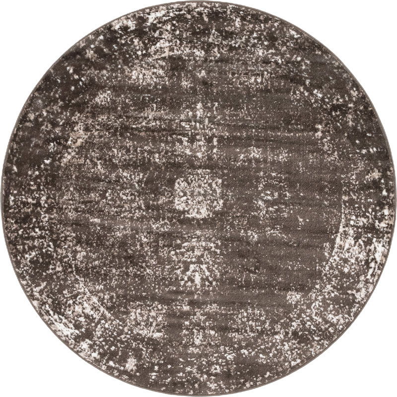 Brandt Floral Indoor Rug, Round 5', No