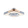 Elayna 22 Inch Modern Ceiling Fan with Light and Remote Control