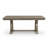 Chadwick 76"–96" Trestle Extendable Dining Table — Self-Storing Leaf · Seats 8 · Gray Cashmere Finish