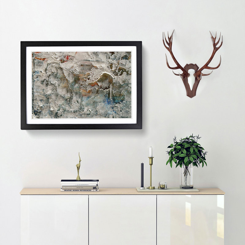 Abstract Vol.343 by S.Johnson - Framed Print, Black Framed, 33cm H x 45cm W x 2cm D