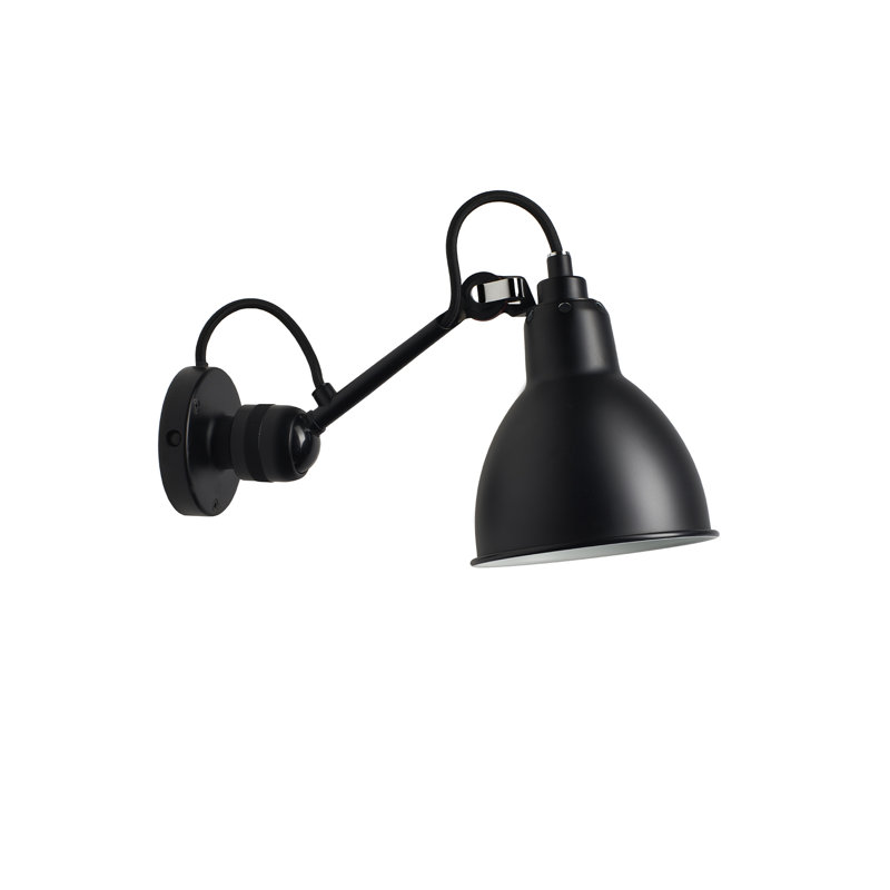 Lampe murale à bras articulé Lampe Gras, Noir