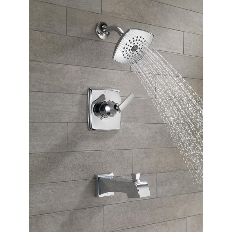 Ashlyn 14 Series Single-Function Tub Shower Faucet Set, Shower Valve Trim Kit, Chrome