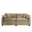 Canapé de salon moderne en tissu avec 4 coussins rembourrés et profonds-1751294951