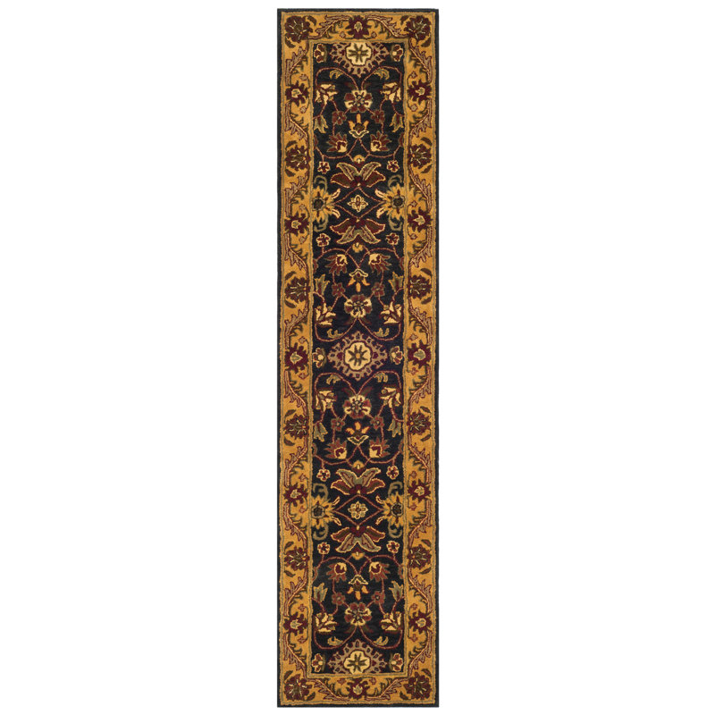 Santoyo Hand Tufted Wool Oriental Rug, Runner 2'3" x 12'