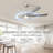 64" Modern 6 Blade Low Profile Dc Motor Ceiling Fan With Led Light And Remote For Indoor/outdoor Covered Spaces-1975940547-1975940549