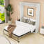 Grand lit escamotable en bois avec lattes -7910430