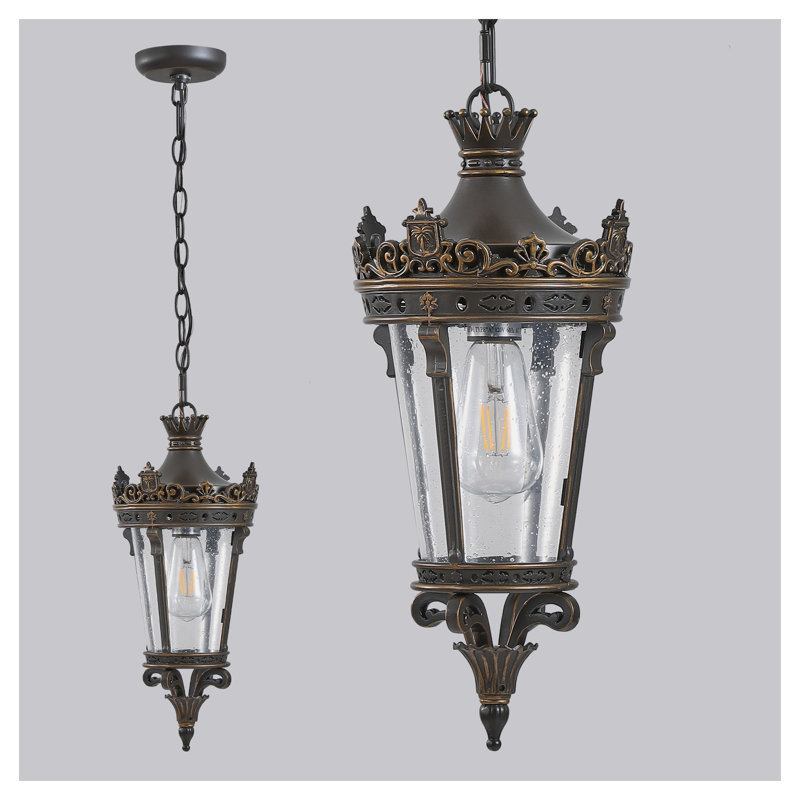 Lanterne suspendue d'extérieur 18 po Antique