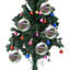 8cm Handmade Solid Colour Glass Furniture Bauble
