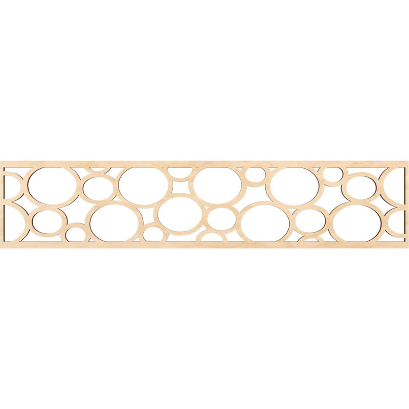 Moulure de chantournage, Bouleau, H 10 po x l 46,75 po x P 0,375 po