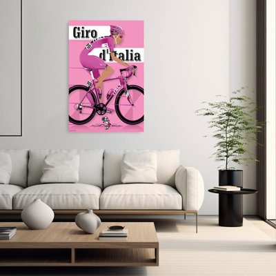 Art mural rose contemporain rose et rose