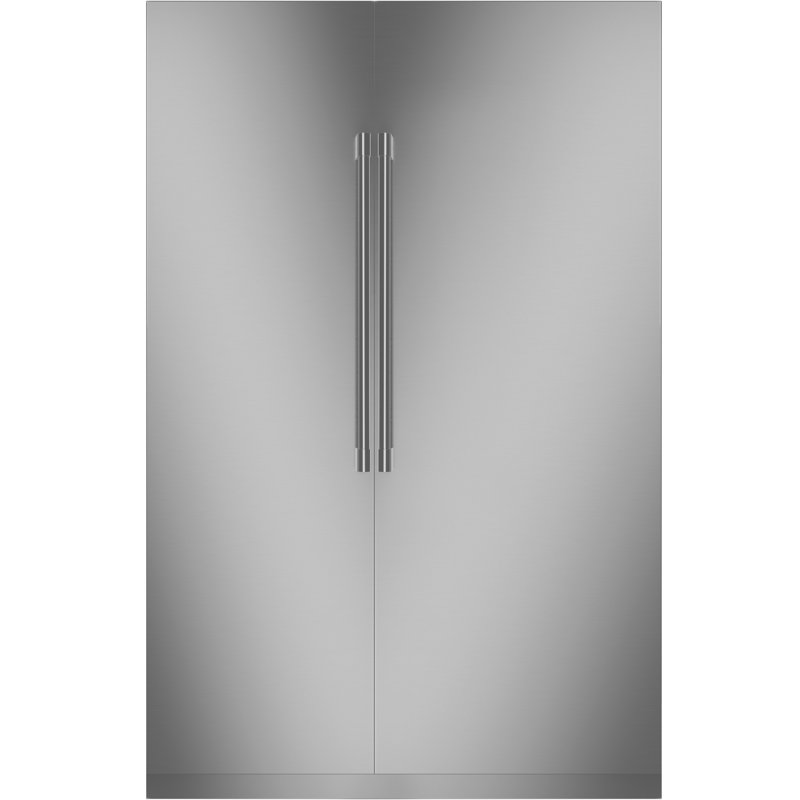 Monogram Premium Column Pair: 24" W Freezer Column + 30" W Refrigerator Column, Panel Ready, Stainless Steel, Statement, No