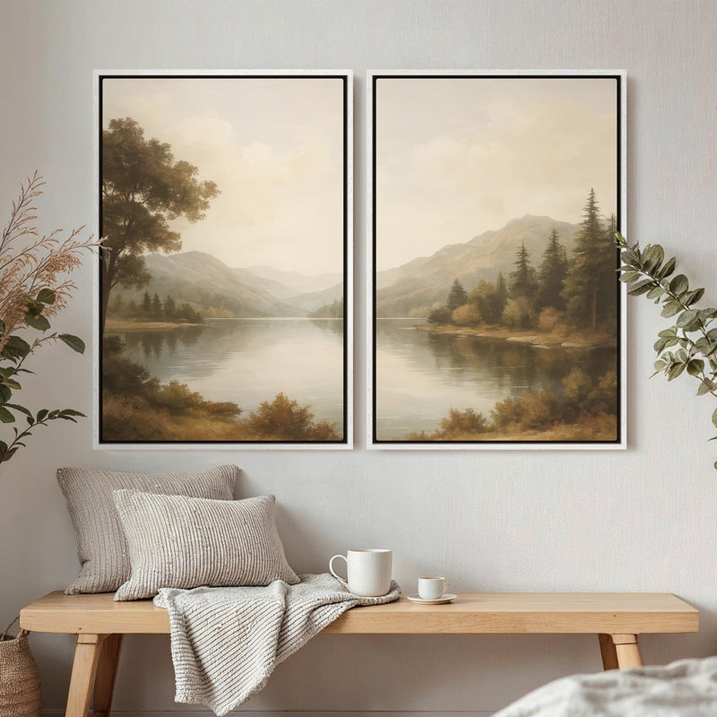 Art mural encadré sur toile, rétro muraux abstraits pour chambre à coucher, H 24 po x l 16 po, Blanc