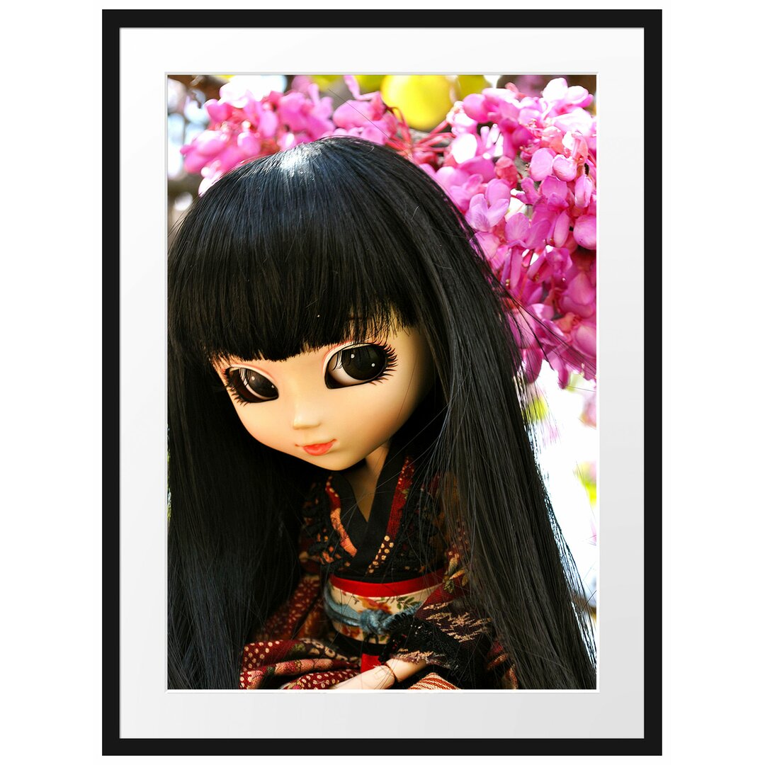 Gerahmtes Poster Anmutige Geisha Pullip