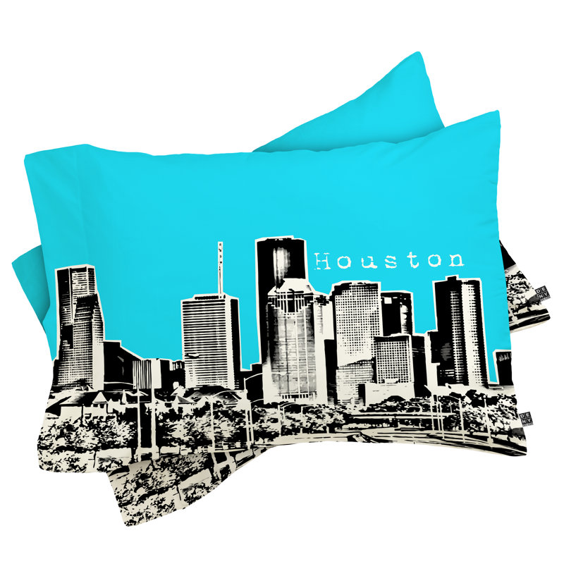 Bird Ave Las Vegas Pillowcase, Standard, Royal