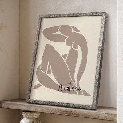 Matisse CECV III, reproduction d'art encadrée - bois massif