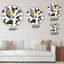 Bended Knee - Oversized Mid-Century Wall Clock-73197162