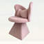 Élégant fauteuil de coiffeuse pivotant avec dossier papillon-1831839353