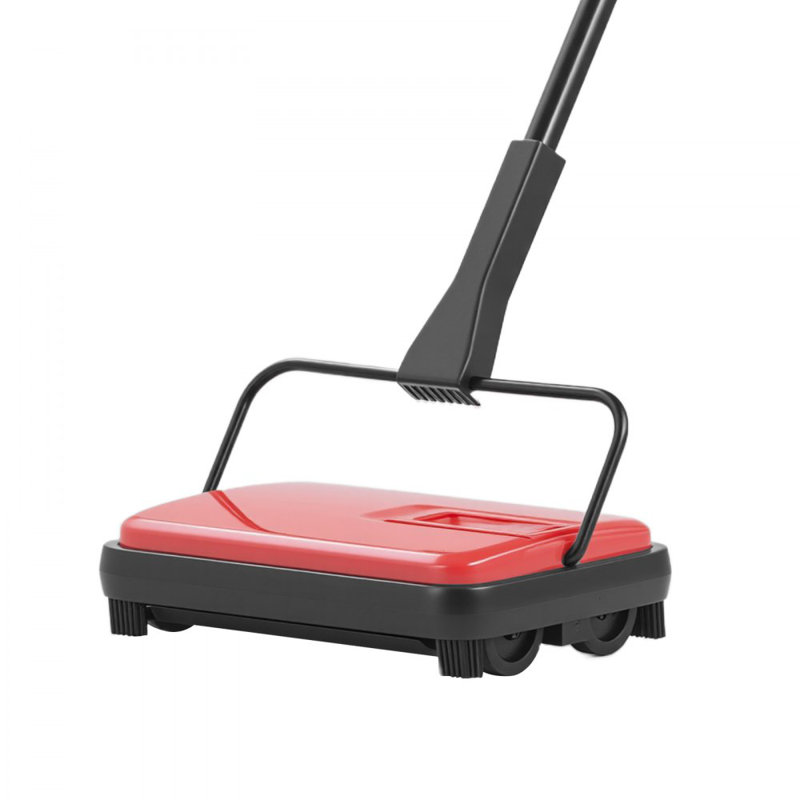 Carpet Sweeper Manual, Floor Sweeper with 300 ml Dustbin Capacity Easy to Empty, 6.7 inch Cleaning Width for Home Office Carpets Pet Hair Dust