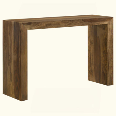 Rectangular Solid Wood Entryway Console Table, Auburn