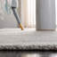 Tapis bleu clair / ivoire en laine / viscose touffeté à la main Salaam-889959688