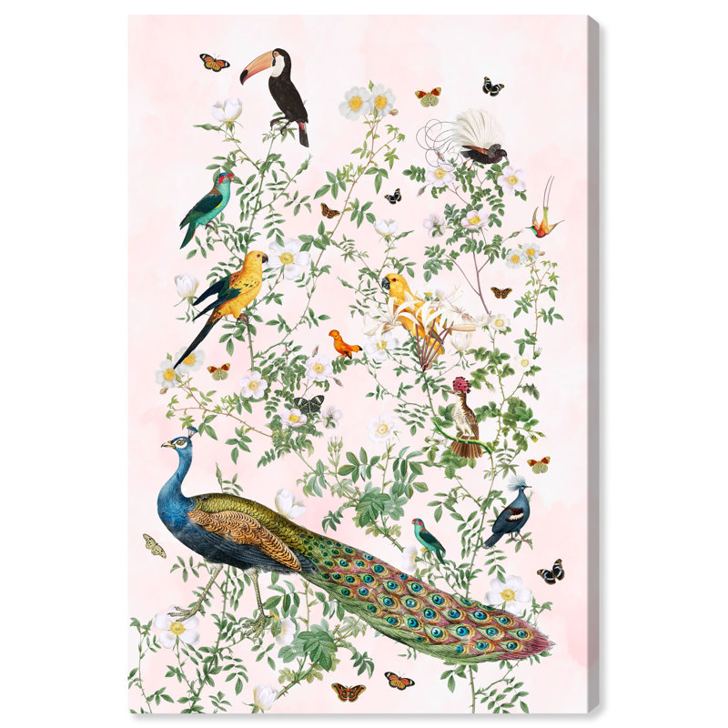 Maracas chinoiserie - Impression sur toile, Toile tendue, H 54 po x l 36 po
