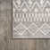 Ifrane Berber Geometric Stripe Gray/Cream Rug